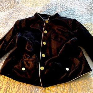NWOT Michael Jackson Velvet Jacket